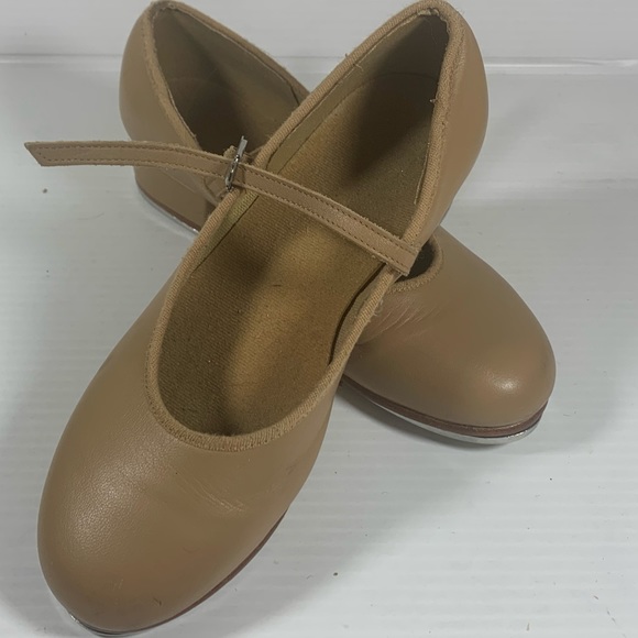Girl leather dance/tap shoes 4.5 - Picture 3 of 6